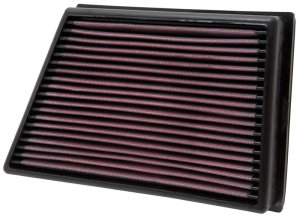 Land Rover Range Rover Evoque Air Filter - K&N Engineering - High-Flow Drop-In, Oiled Cotton, Washable/Reusable - `11-`17 Land Rover Range Rover Evoque Air Filter - K&N Engineering - High-Flow Drop-In, Oiled Cotton, Washable/Reusable - `11-`17